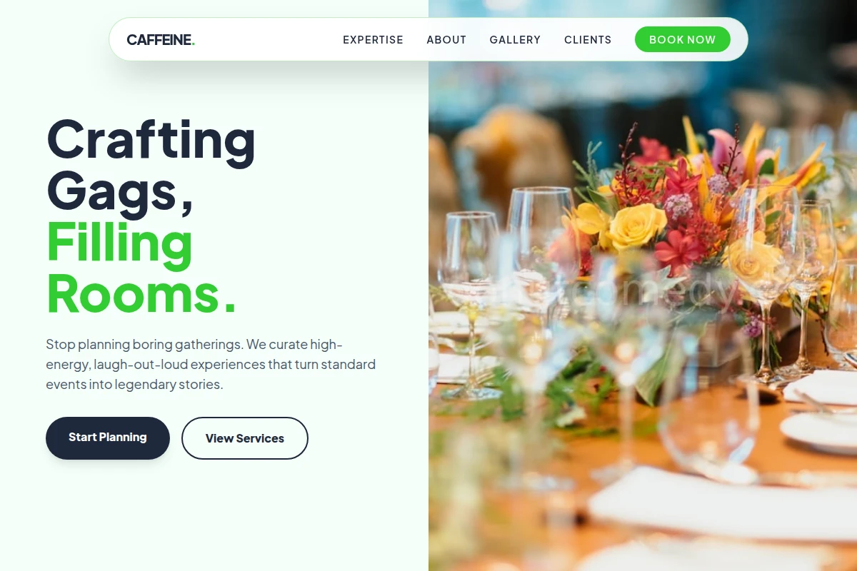 Caffeine Event Planning