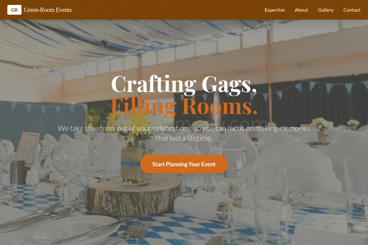 Green-Room Event Planning