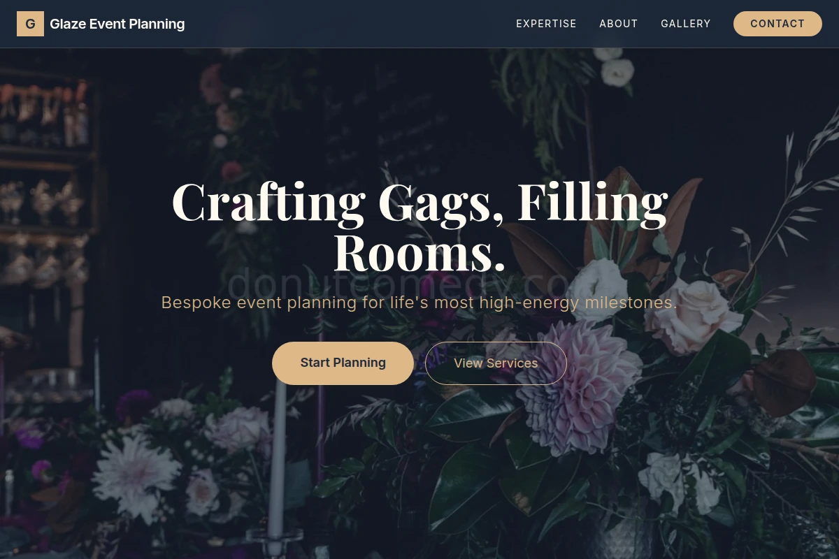 Glaze Event Planning