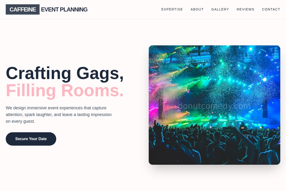 Caffeine Event Planning