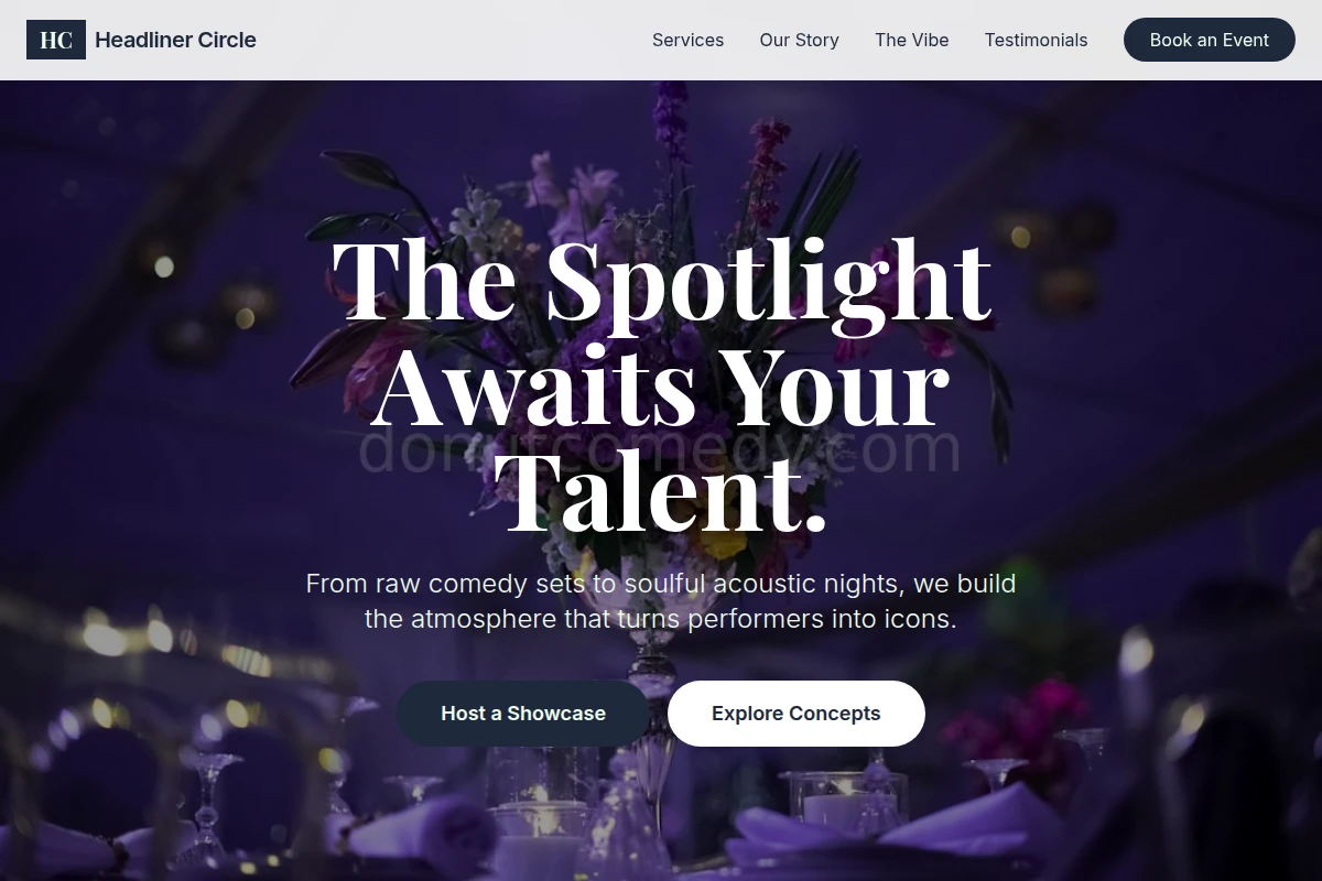 Open-Mic Event Planning