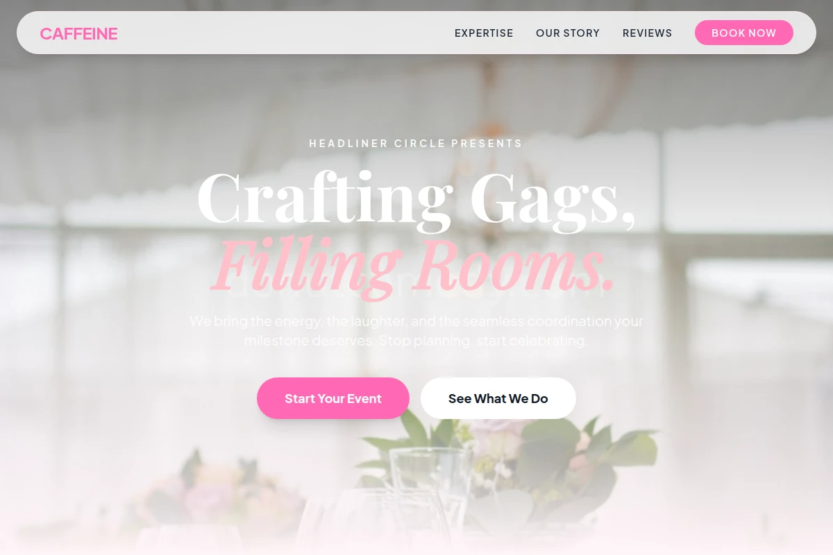 Caffeine Event Planning