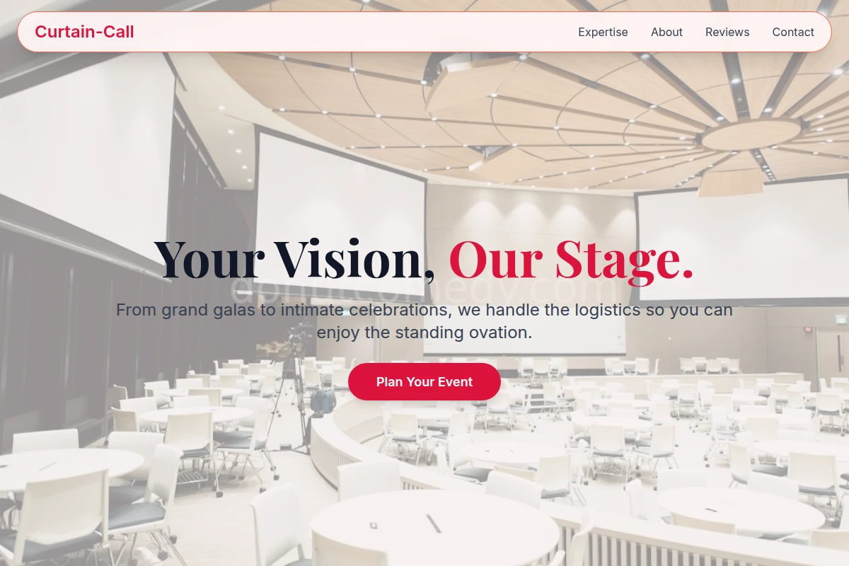 Curtain-Call Event Planning
