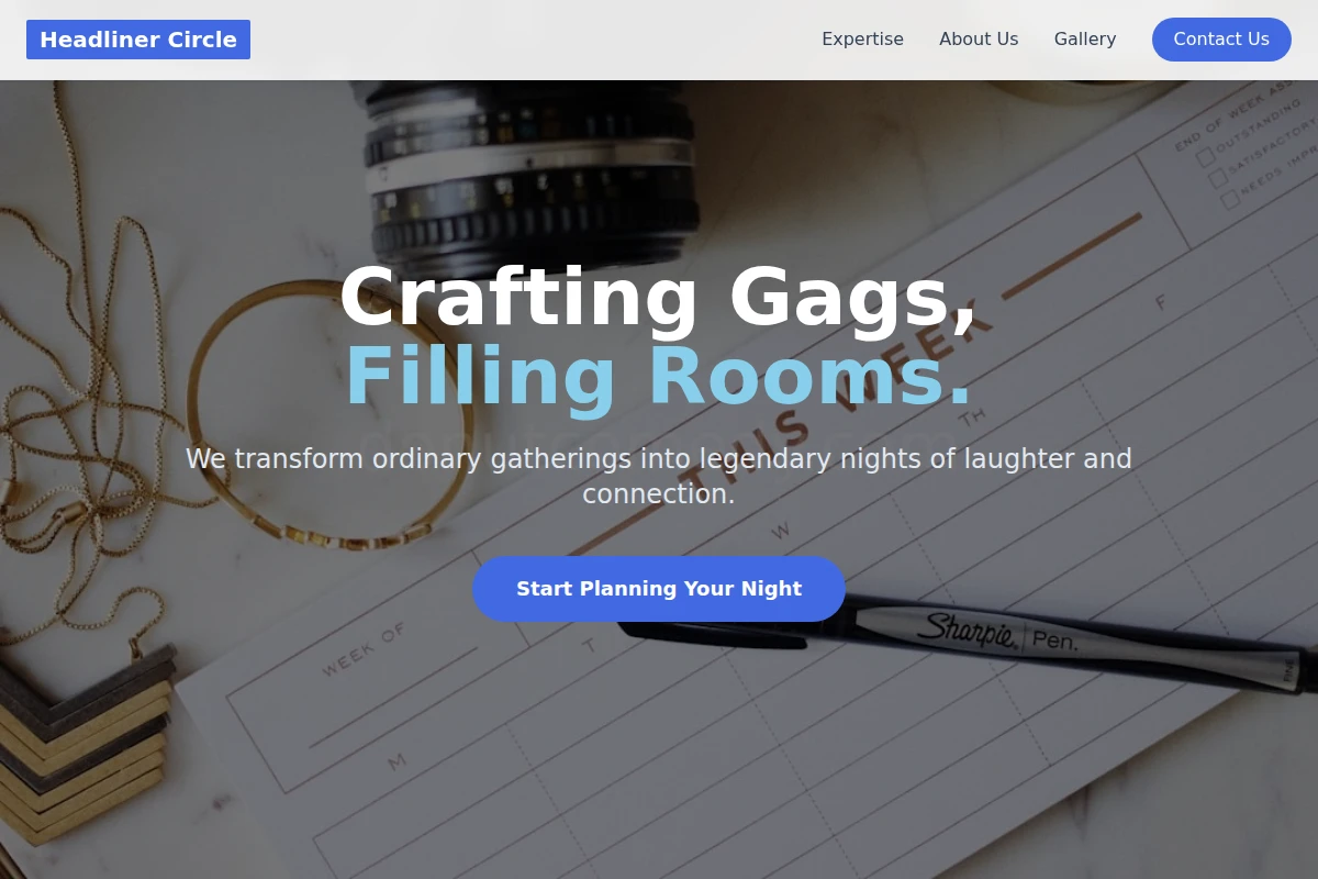 One-Liner Event Planning