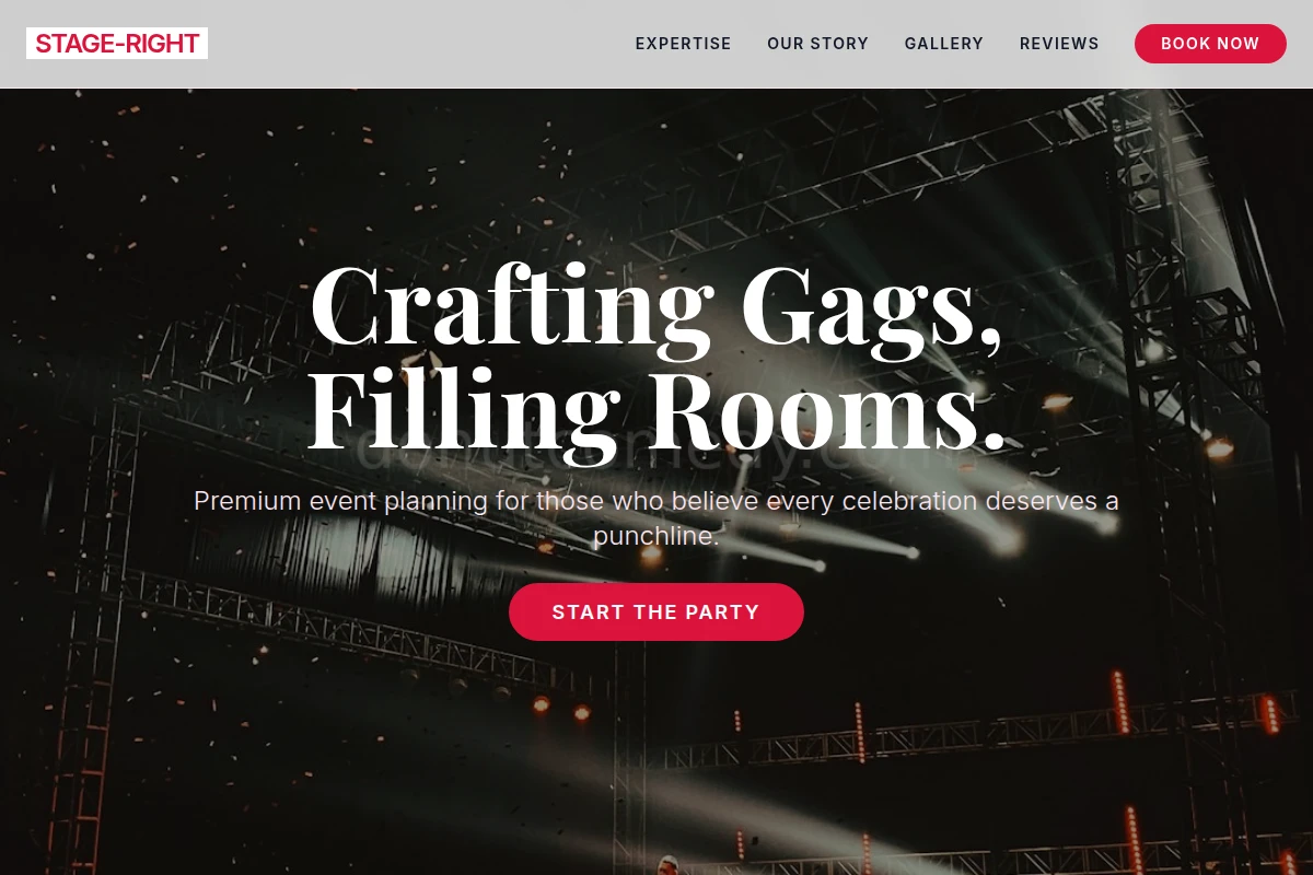 Stage-Right Party Planner