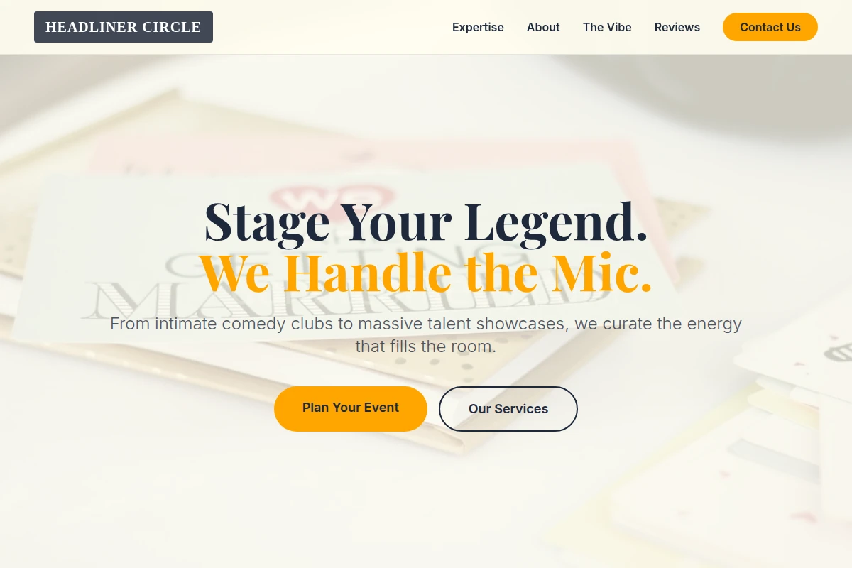 Open-Mic Party Planner
