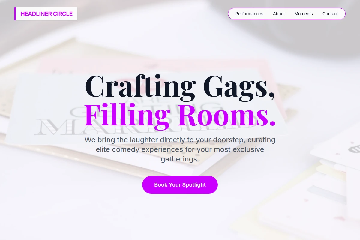Comedy-Cellar Party Planner